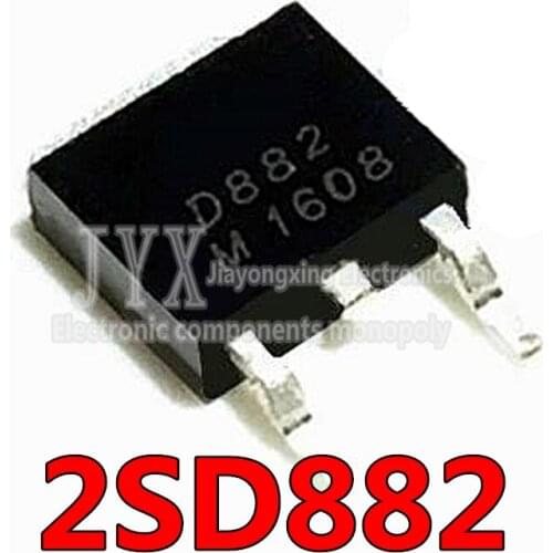 10PCS/LOT 2SD882 D882 D882M TO-252 New original spot hot sale