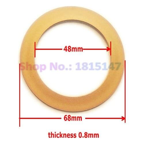 2pcs, Piston rings 68*48*0.8 for 550w/750w Oilfree air compressor spare parts, PTFE material ring