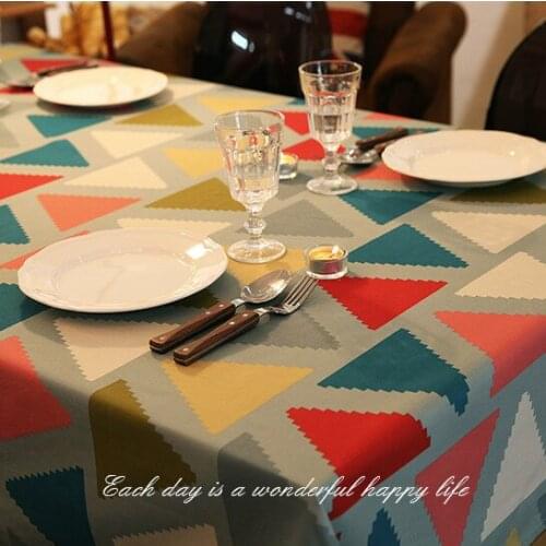 Free shipping Color Wallpapers cotton cloth laminated corrugated American country Tablecloths
