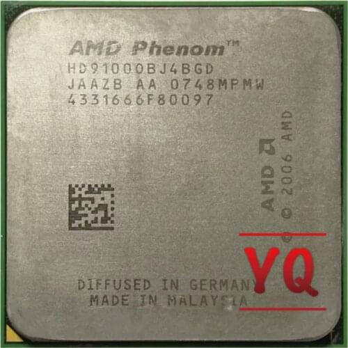 AMD Phenom X4 9100e 9100 1.8 GHz Quad-Core CPU Processor HD9100OBJ4BGD Socket AM2