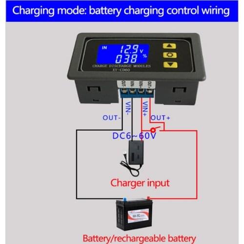 DC6-60V Solar Battery Charger Controller Module Charging Discharge Control diy electronics