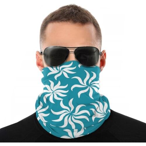 Wild Mountain Flowers Scarves Neck Face Mask Unisex Halloween Tube Scarf Tubular Bandana Windproof Headband Outdoor Hiking