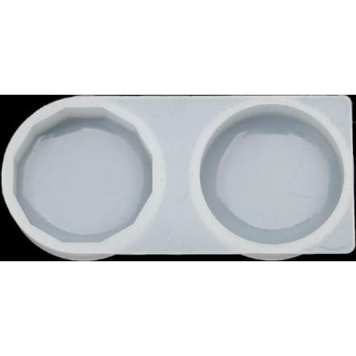 Faceted Organ Round Pendant Silicone Resin Mold Keychain Jewelry Making Tools