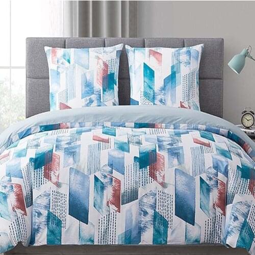 100% Pure Cotton Bedding Sets Soft Comforter Pattern Duvet Cover Pillow Shams Bedding Cover Double Single Bed Set (No Sheet)