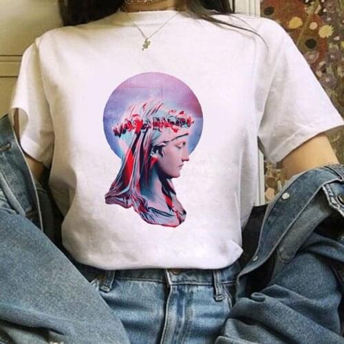 Colorful butterfly T-shirt ladies cute clothes Harajuku T-shirt cool T-shirt cartoon female graphic T-shirt kawaii shirt