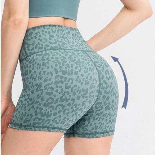 Summer Printed Camouflage Seamless Yoga Shorts Women High Waist Stretch Sportswear Fitness Shorts Workout Gym Shorts