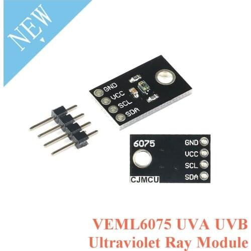 UV Detection Sensor Module VEML6075 UVA UVB Ultraviolet Ray Module Light Sensor UV Light Intensity Sensor For Arduino I2C Port