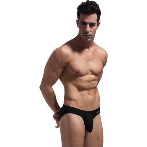 BRAVE PERSON Sexy Men Underwear Briefs U convex Big Penis Pouch Design Wonderjock Men Cotton Briefs for Man Bikini