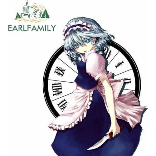 EARLFAMILY 13cm x 10.1cm For Cartoon Car Bumper Decal Windows Car Stickers Fashion Laptop Car Accessories Waterproof Decor