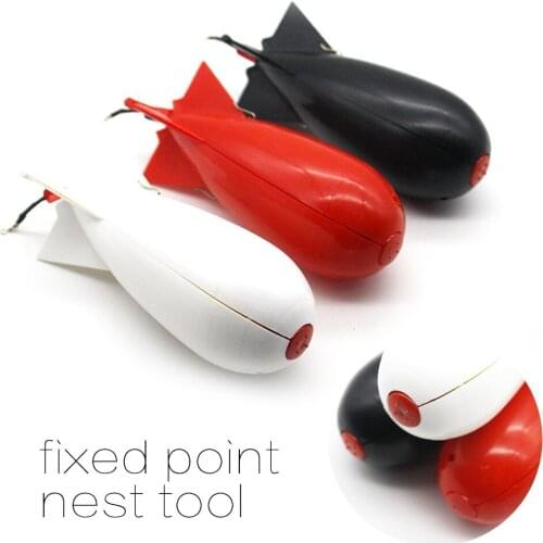 New Fishing Spomb Rockets Spod Bomb Fishing Tackle Feeders Pellet Rocket Feeder Float Bait Holder Maker Tackle Tool Accessories