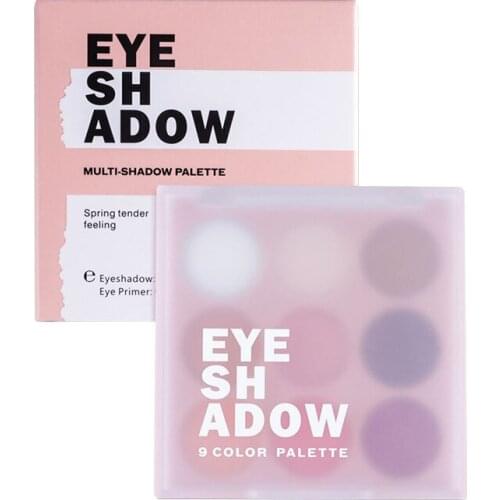 Palette Of Shadows Glitter Eyeshadow Beauty Glazed Palette 9 Colors Cosmetic For Women