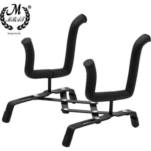 M MBAT Ukulele Holder Stand Black Stretching Metal Support Bracket Guitar Bass Violin Ukulele Musical Instrument Accessories