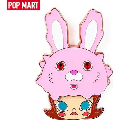 POPMART Molly-Instinctoy Badge cute blind box pin toy figure action toys free shipping