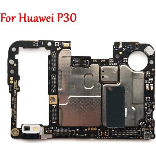 Tested Work Original Unlock Motherboard For Huawei P30 ELE-AL00 ELE-L29 Main board Logic Circuit Electronic Chips
