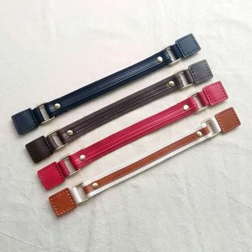 Bag Strap Genuine Split Leather Webbing Bag Handle Rope Bags for DIY Handbag Sewing Tools Accessory DIY Replacement Buckles