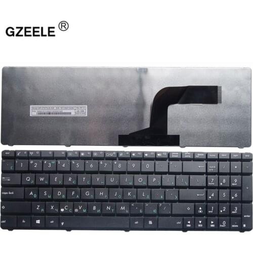 GZEELE NEW russian keyboard For Asus N53JG N53JQ N53JF N53JN N53SV N53SM N53SN N53NB N53JQ laptop RU keyboard black