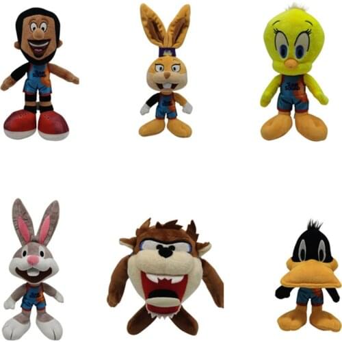 Space Jam 2 A New Legacy James Cartoon Movie Plush Stuffed Animals Doll Toys Collection Gift