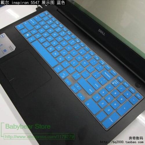 15.6 inch laptop keyboard cover Protector for Dell 15 3000 5000 7000 series 15cr-4528b Vostro 15-3559
