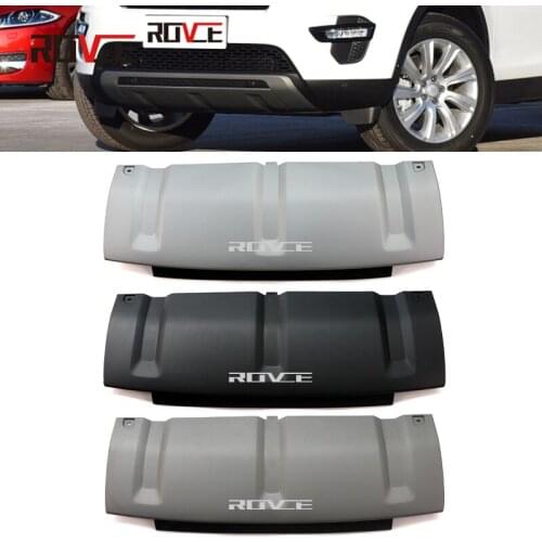ROVCE Car Front Bumper Board Skid Plate Protector Guard For Land Rover Discovery Sport 2015-2019 L550 LR061241 LR061242 LR061243