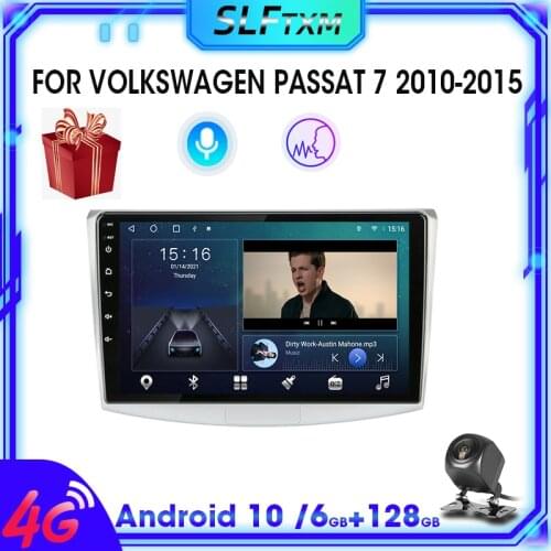 Develuck 10.1 inch Android car Radio multimedia Player GPS Navigation for Volkswagen VW Magotan Passat CC B6 B7 2010-2015 IPS AM