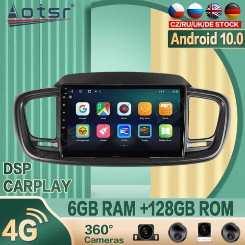 For Kia Sorento UM Android10 Car radio Player GPS Navigation 360 camera Auto Stereo Multimedia Video Headunit DSP carplay 4G SIM