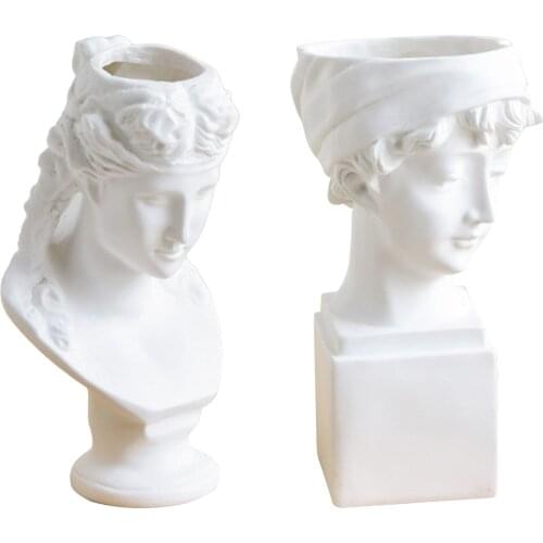 Flower Pot Cactus Planter Head Face Planter Cute Human Head Flowerpot Vase