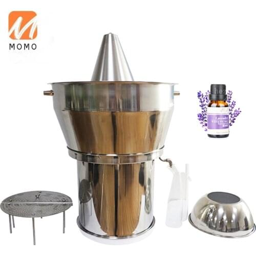 Plant Essential Oil Extract Distilled Water Rose Steam Distillation Machine