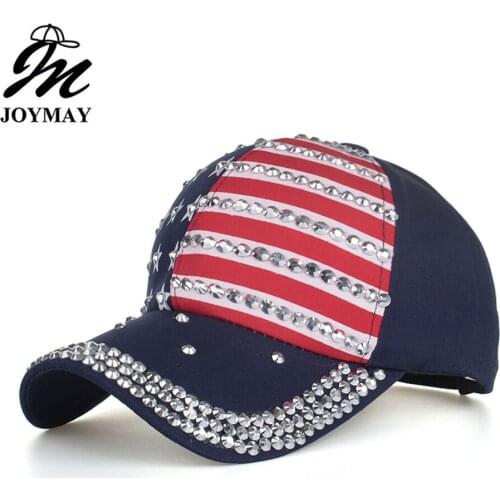 Joymay 2019 NEW ARRIVAL Spring Vintage Wash Finishing style Baseball cap American embroidery cotton Snapback Unisex sport B615