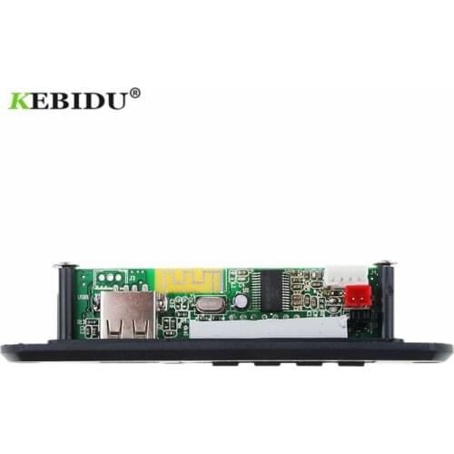 Kebidu MP3 Decoder Bluetooth Wireless Bluetooth 12V MP3 WMA Decoder Board Audio Module USB TF Radio For Car Remote Music Speaker