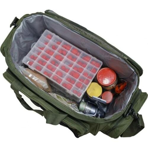 Lightweight Delicate Waterproof Large Capacity Outdoor Fishing Bag Green Fishing Bag Wear-Resistant for Outdoor