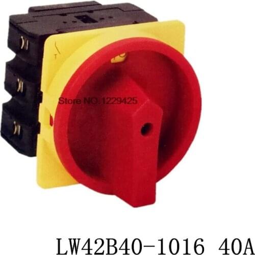 LW42B-40A Cam Switch Type on-off Switch LW42B40-1016 Switching Power 380V 3 Phase Universal Changeover Switch LW42B