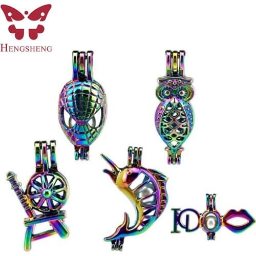 Wholesale silver plated Fashion Pendant Necklace 5pcs, beautiful FINE Jewelry DIY lockets for elegant women