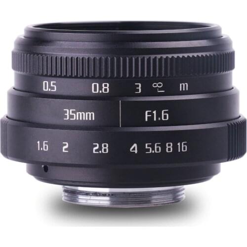 New arrive fujian 35mm f1.6 C mount camera CCTV Lenses II for N1 Fujifilm Fuji NEX Micro 4/3 EOS B