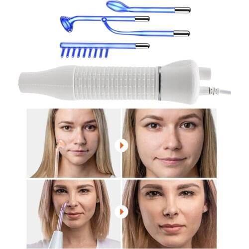 Portable Handheld High Frequency Facial Wand Face Machine Device Skin Tightening Spot Acne Remover US