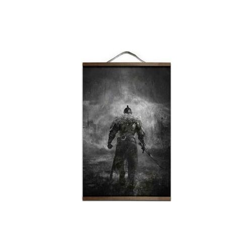 Dark Souls Art Print canvas Poster Canvas Scroll Painting with wood