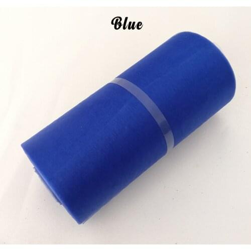 0.24*110m Crystal Tull Roll Organza Fabric Roll Tissue Tulle For Baby Shower Birthday Party and Wedding Car Decoration