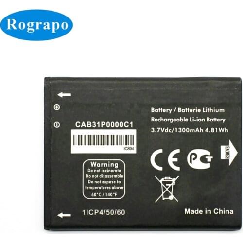Full 3.7V 1300mAh Replacement Battery For Alcatel One Touch PIXI 2 4014D Smartphone Batterie Batterij