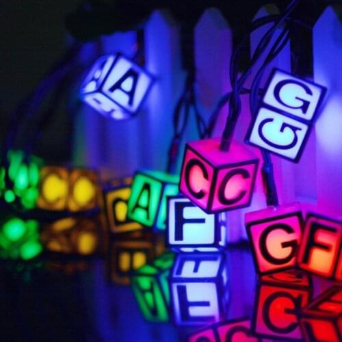 Solar Outdoor Garden Landscape Light Letter Light String 30LED Holiday Wedding Garden Decoration Energy Saving Lantern