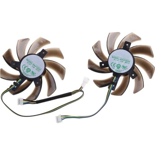 85MM GPU Alternative Cooler Fan For Maxsun GTX1060 GTX1070Ti GTX1070 Palit GTX 1080 Dual Graphics Cards cooling fan