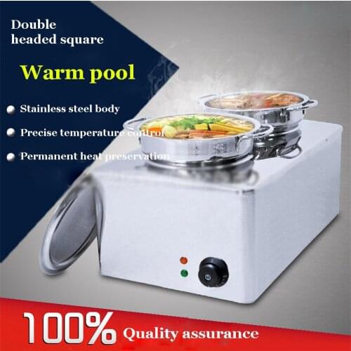 1PC FY-BO-2A Stainless steel soup stove commercial high power induction cooker environmental energy saving double-head