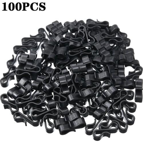 10/50/100pcs Gutter Hooks Heavy Duty Clips New Year Christmas Party Fairy Lights Decoration Clip Home Tools Parts