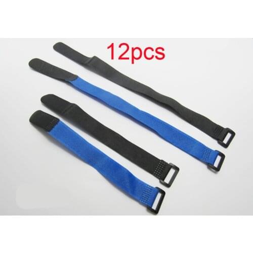 12PCS 20x200mm/20x300mm Strap Battery Cable Tie Reverse Magic Bandage Bundle Fixing Tools for RC Car Model DIY Spare Parts