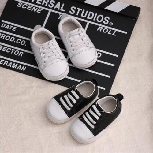 2021 Autumn Childrens Casual White Shoes Boys Girls Sports Shoes Cowhide Breathable Toddler Shoe