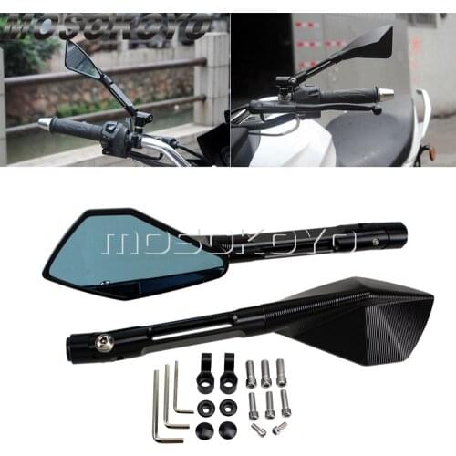Motorcycle Side Rearview Mirror CNC Aluminum Rear View Mirrors for FZR YZF Fazer Yamaha Aprilia KAWASAKI Ducati Monster 749/998