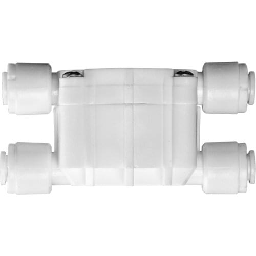 Water Filter Parts 1/4" OD tube Auto Shut Off 4 Way Valve Pressure Regulator Aquarium Water purifier Reverse Osmosis machine