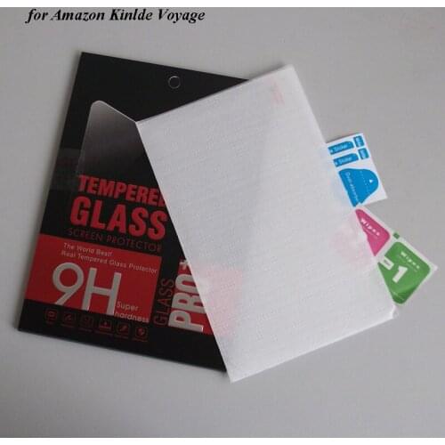 Good Quality With Box For Amazon Kindle Voyage Tempered Glass Film Screen Protectors 50PCS/Lot By DHL Fedex