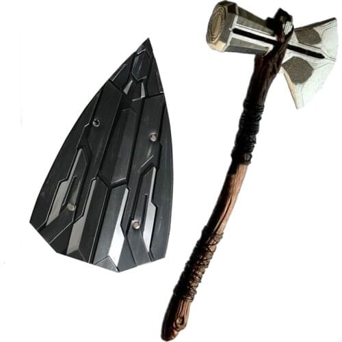 44cm Thunder Hammer 's Hammer Cosplay 1: 1 Guns Figure Model Kids Gift Movie Role Playing Safety EVA Toy Material