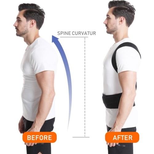 Back Posture Corrector Adult Back Support Shoulder Lumbar Brace Health Care Support Corset Back Belt Back Support