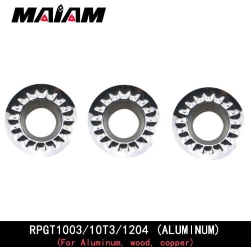 RPGT Round milling tool RPGT1003 RPGT10T3 RPGT1204 RPGT1003MO RPGT10T3MO RPGT1204MO tool rod or head apply Aluminum,wood,copper