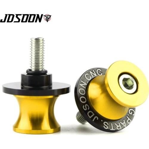 6MM For YAMAHA MT10 MT 10 MT-10 2015 2016 2017 2018 Motorcycle Swingarm Sliders Spools Paddock Stand Bobbins Swing Arm